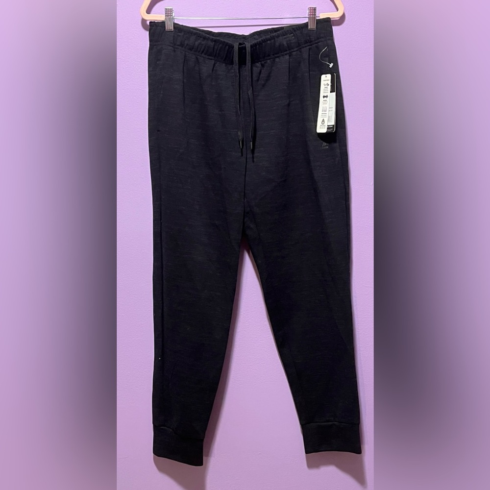 NWT RBX Active Endurance Fleece Joggers in Dark Grey / Black - Size L